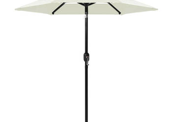 3-poziomowy parasol na aluminiowym słupku piaskowy 2 m WM-313852