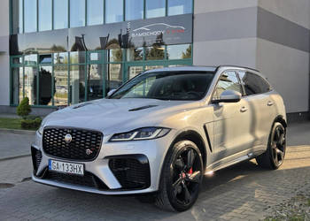 Jaguar F-PACE SVR 5.0 V8 Supercharged 550 KM. Gwarancja 08.2027. Salon PL.…