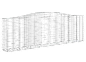 Kosze gabionowe 6 szt 400x50x120/140 cm galwanizowane żelazo WM-3145973