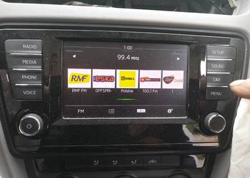 SKODA OCTAVIA III 3 radio 5E0 RAPID FABIA czytnik 5Q0 komplet