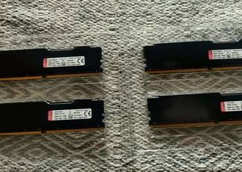 Pamięć RAM 32GB (4x8GB) Kingston HyperX Fury DDR4 2133MHz CL14 – sprawne, k