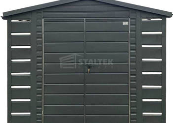 Domek ogrodowy schowek 2x3m 2xwiata 0,5x3m brama blachodach rynny ST226