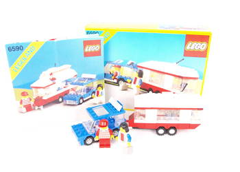 Zestaw LEGO Classic Town Traffic 6590 Vacation Camper Lata 80 Legoland