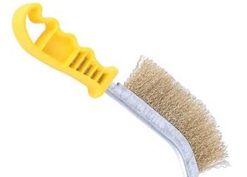SZCZOTKA DRUCIANA WĄSKA RĘCZNA CZYSZCZENIA usuwania RDZY UNIWERSALNA 24cm