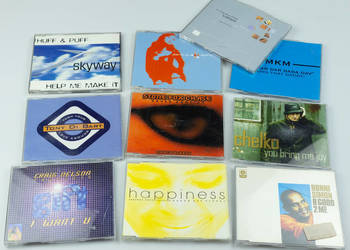 Zestaw 10 płyt CD house dance maxi single Tony Di Bart Ronni Simon