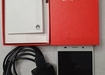 Huawei Y6 SCL-L01, używany, biały telefon