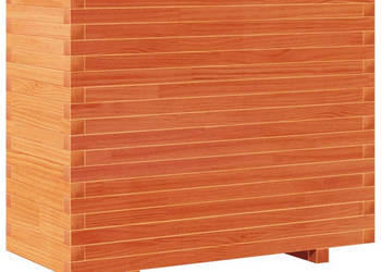 Donica ogrodowa woskowy brąz 90x40x72 cm lite drewno sosnowe WM-3282636