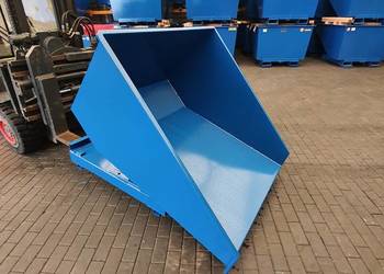 Pojemnik metalowy samowyładowczy  4.0m3 do widlaka