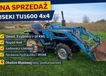 Traktorek ciągnik Iseki TU1600 4x4 ładowacz czołowy tur