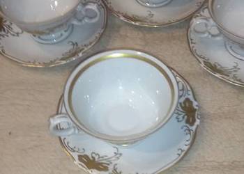 Filiżanki złoty liść 4 szt Filiżanki złoty liść 4 szt