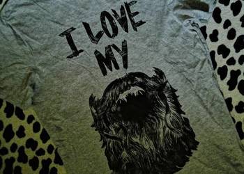 Szara koszulka bluzka t-shirt. BAWEŁNA. Nowy. BERSHKA
