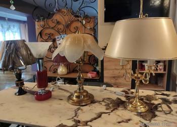 stara lampa lampka mosiądz