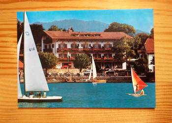 ROTTACH-EGERN - WIDOK NA HOTEL NAD JEZIOREM TEGERN ROTTACH-EGERN - WIDOK NA HOTEL NAD JEZIOREM TEGERN