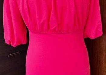 Sukienka damska hiszpanka casual różowa elegancka/rozmiar M Sukienka damska hiszpanka casual różowa elegancka/rozmiar M