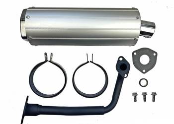 Tłumik aluminiowy Tuba Kompletny 4T GY6