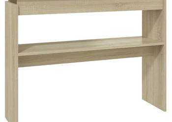 Stolik konsolowy dąb sonoma 102x30x80 cm WM-808326