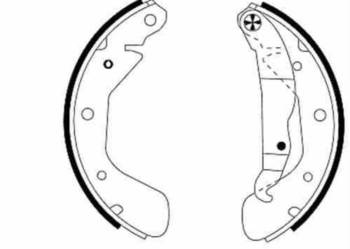 OPEL CORSA B  SZCZĘKI HAM. NOWE 200X29   OPE108