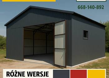 BLASZAK/ WIATA / MAGAZYN GARAŻ BLASZANY / Konstrukcja  -  GRZYWSTAL