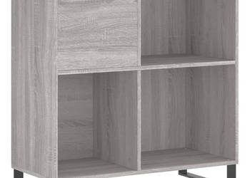 Szafka na płyty szary dąb sonoma 845x38x89 cm WM-831786