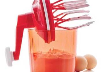 Nowy mikser ręczny Tupperware kuchcik kolor pomarańczowy