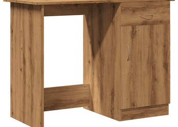 Biurko dąb artisan 100x50x76 cm materiał drewnopochodny WM-855955