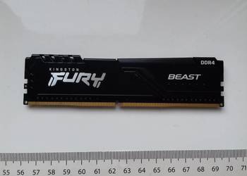 Kingston Fury Beast DDR4 8GB, sprawna, 3200MHz CL16, KF432C16BB/8, XMP 2.0,