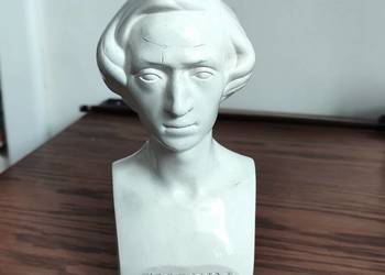 Fryderyk Chopin, popiersie ceramiczne, figurka