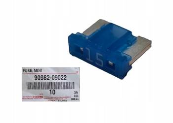 TOYOTA Auris Avensis Aygo Corolla Bz4x Camry Bezpiecznik 15A 90982-09022 OE