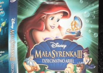 Mała Syrenka -bajka DVD,wszystkie 3 części +gratis, wysyłka