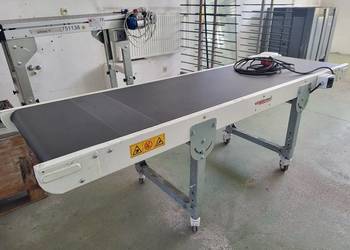 Taśmociąg prosty, przenośnik taśmowy 240 x 60 cm - mkvplast.pl