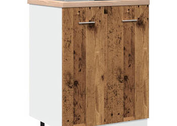 Szafka stare drewno 60x46x815 cm materiał drewnopochodny WM-856074