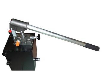 POMPA HYDRAULICZNA RĘCZNA JEDNOSTRONNA+ZBIORNIK 10L [7089]