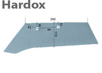 Lemiesz 300ha! HARDOX SSP160MB/L części do pługa RABEWERK