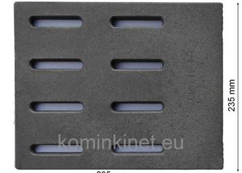 Ruszt żeliwny do wkładu kominkowego nr 700819 23,5  x 29,5,