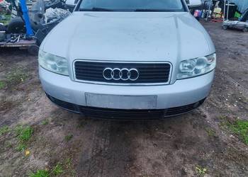Audi A4 B6 Małysz 2.0 przód komplet lampa błotnik maska srebrny