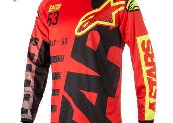 NOWA KOSZULKA ALPINESTARS MX RACER BRAAP CZERWONA AUTOTECH