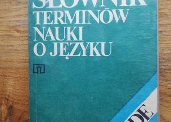 Szkolny słownik terminów nauki o języku- Jan Malczewski