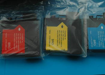 tusze L985  do drukarek Brother  komplet 4czarne i po 1 z koloru