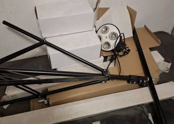 Massa 2x Lampa Światła Ciągłego + Softbox 50x70 +8x 400W