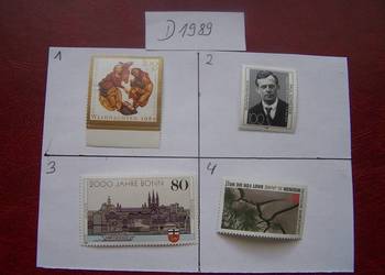 Niemcy 1989 MNH Znaczki z roczników WYBIERAJ