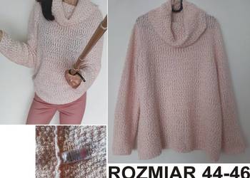 Sweter w kolorze pudrowego różu rozmiar 44-46