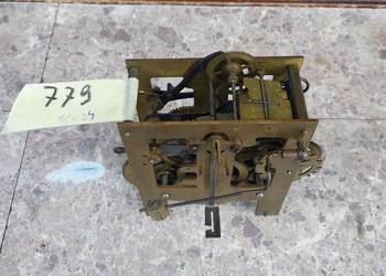 779 Mechanizm starego zegara ściennego Junghans 1918 do czyszczenia