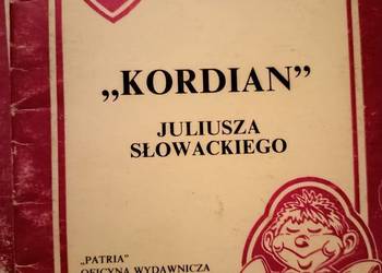 Kordian Słowackiego analiza lektury Księgarnia Praga unikat