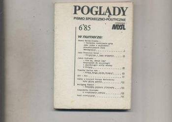 Poglądy Pismo społeczno-polityczne 6/85