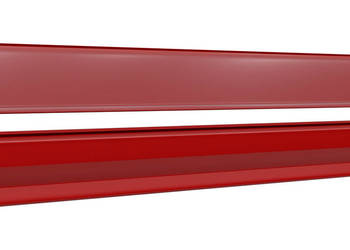 Listwa nakładana LS -39 - 1238 mm Kolor CZERWONY RAL 3000
