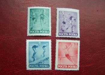 Polska 1952 MNH Mi. 750/3 Sport