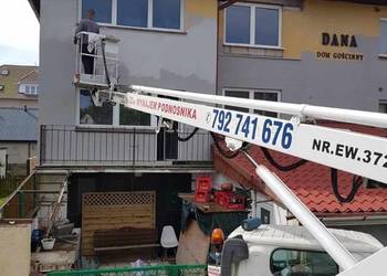 Roboty wysokościowe Mycie Czyszczenie Zwyżka