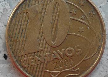 BRAZYLIA-10 CENTAVOS-2009 r (PEDRO)