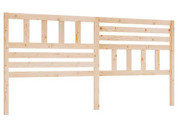 Wezgłowie łóżka 206x4x100 cm lite drewno sosnowe WM-814164