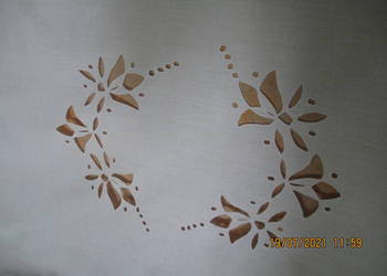 obrus richelieu prostokąt 145 x 109 cm
